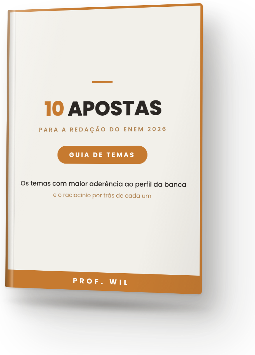 E-book 10 Apostas do Prof. Wil para a Redação do ENEM 2026